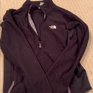 Black north face fleece - size medium